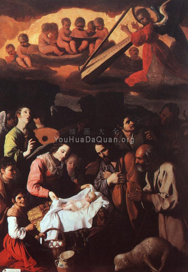 The Adoration of the Shepherds - 弗朗西斯科·德·苏巴朗
